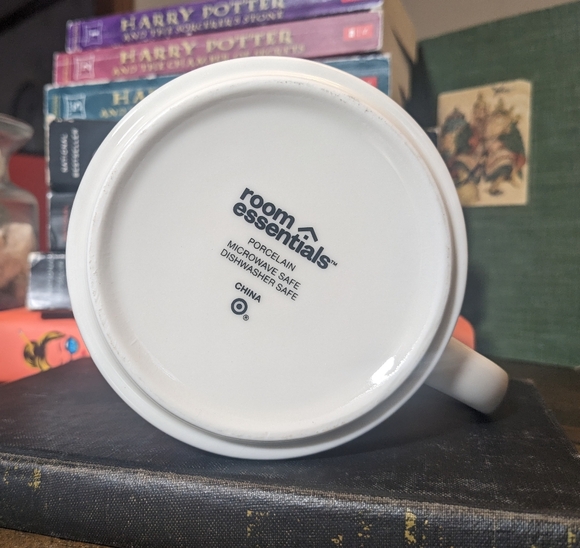 Room Essentials “Stay Grounded” White Porcelain Coffee Mug | Mindfulness Quote - Picture 7 of 9